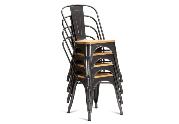 Four-Piece Kitchen Bar Cafe Chair