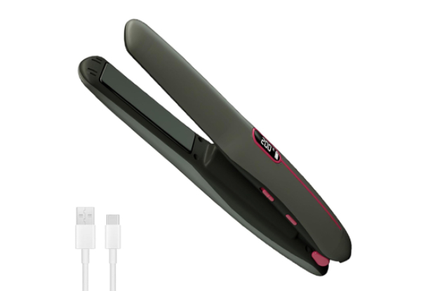 Two-in-One Cordless Hair Straightener & Curler