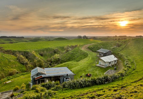 Per-Person, Twin-Share, North Island Glamping Package incl. Six-Day Car Hire with Unlimited Kms & Five Nights Accommodation