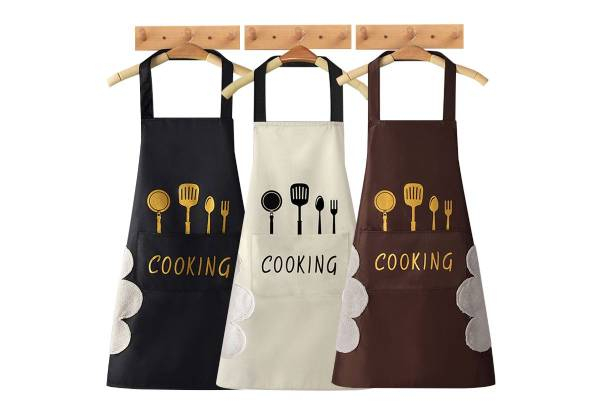 Kitchen Cooking Apron - Four Colours & Two-Pack Available