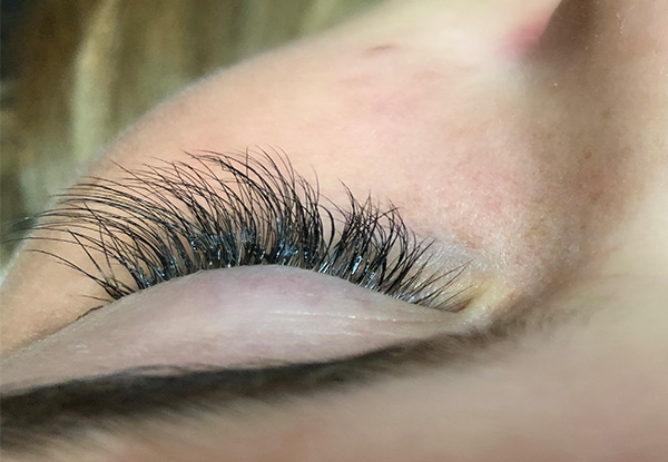 Natural Set of Silk Eyelash Extensions for One Person - Option for a Full Set & to incl. Infill