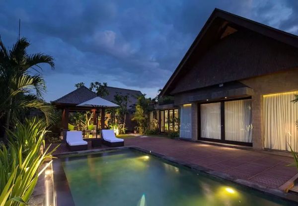 Per-Person, Twin-Share Four-Night Ubud, Bali Luxury Getaway incl. Villa with Private Pool, One-Hour Massage, Bali Zoo Entrance, City & Airport Transfers, Welcome Drink & More - Option for Six Nights