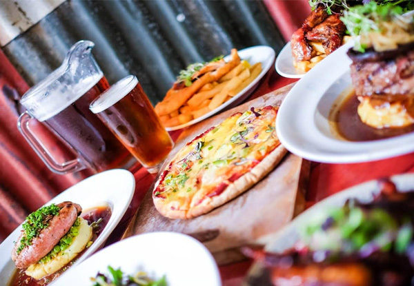 $60 Food & Beverage Voucher - Options for up to Eight People