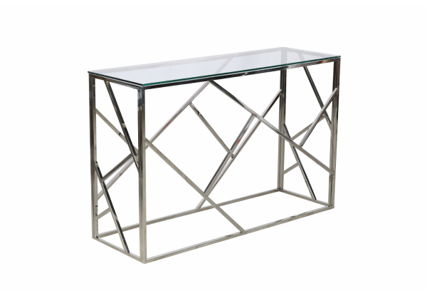 Lella Rectangle Glass Hall Table