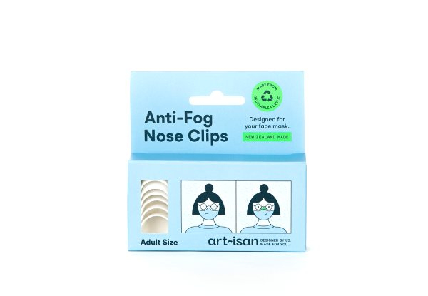 Six-Pack Adult Anti-Fog Nose Clips - Eight Colours Available