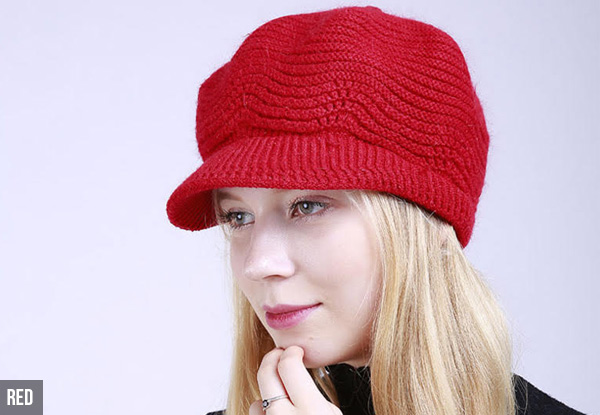 Stylish Autumn Knitted Hat - Nine Colours Available