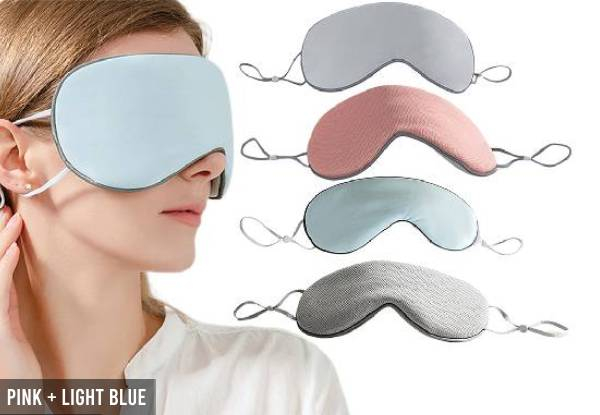 Two-Piece Warm & Cool Double Side Sleeping Masks - Three Styles Available