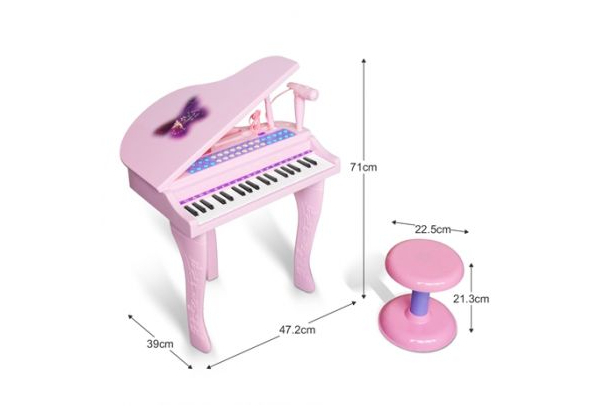 Deluxe Pink Electronic Keyboard