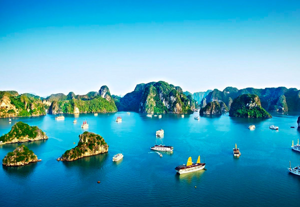 Per-Person Double or Twin-Share 10-Day North & Central Vietnam Tour with Three or Four Star Accommodation incl. Domestic Flights,  Guide, Air Con Transport & More