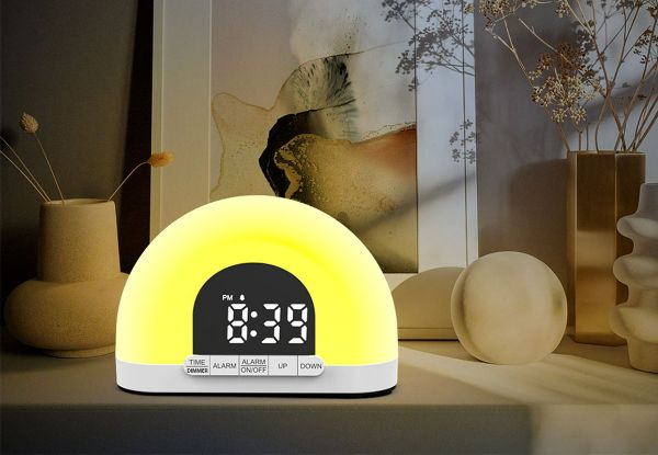 Sunrise Alarm Clock LED Night Lamp - Option for Two-Pack