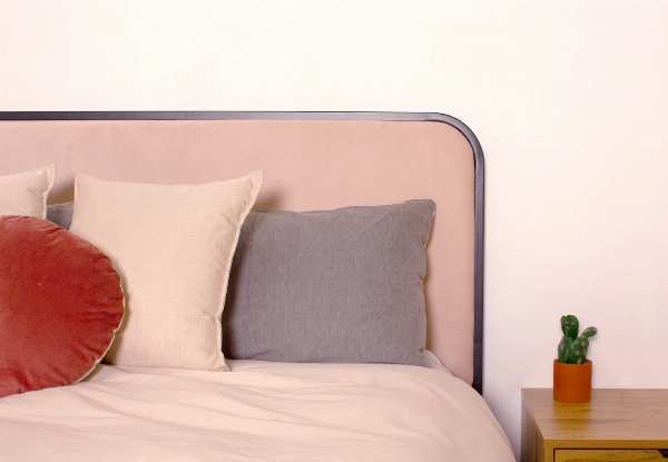 Haisla Upholstered Velvet Queen Bed Frame