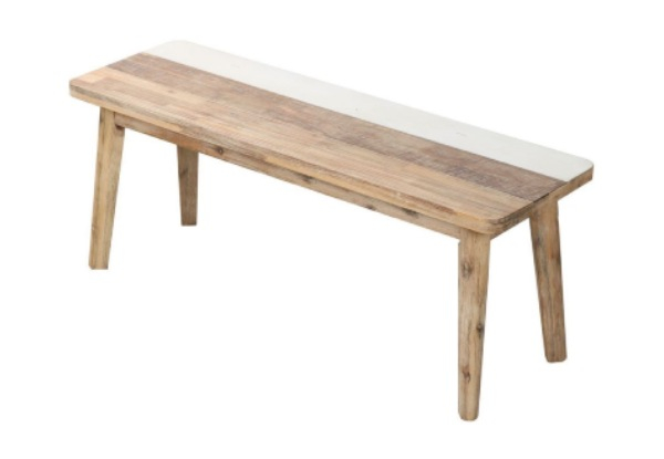 iFurniture Leaman 1.2m Acacia Wood Dining Bench