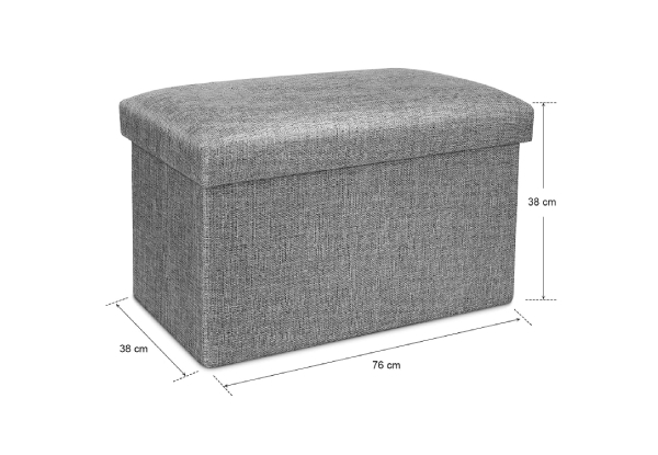 Storage Ottoman Cube Foot Rest - Two Sizes Available
