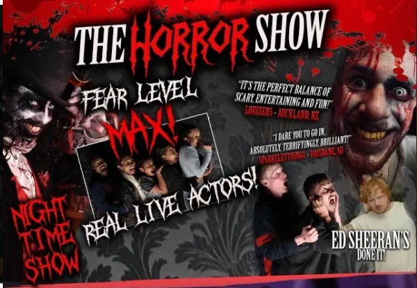 Live Horror Show at Fear Factory Queenstown from $38.92 for Youth or $46.29 for Adults