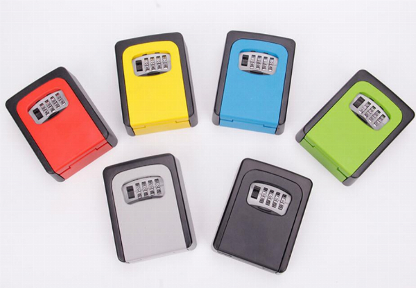 Wall Mounted Combination Key Safe - Six Colours Available