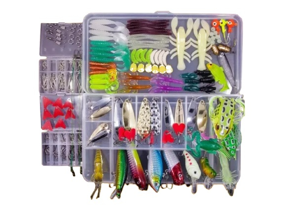 234-Piece Fishing Tackle Box Kit - Option for Two-Pack