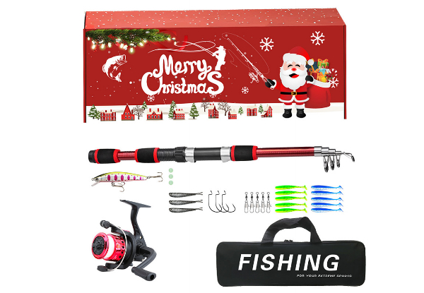 Christmas Fishing Accessories Advent Calendar Set - Available in Two Colours & Option for Two Sets