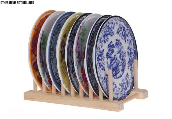 Wooden Dish Organiser