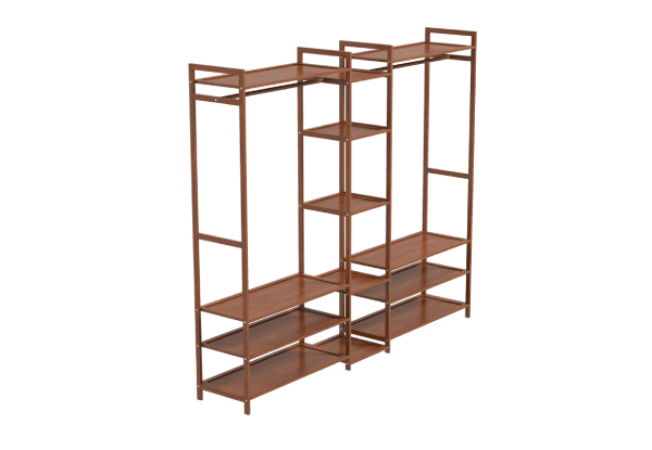 Milano Decor Multifunctional Bamboo Clothes Rack