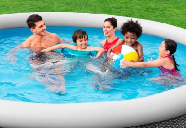 Bestway Fast Set Above-Ground Inflatable 3.66m Round Pool