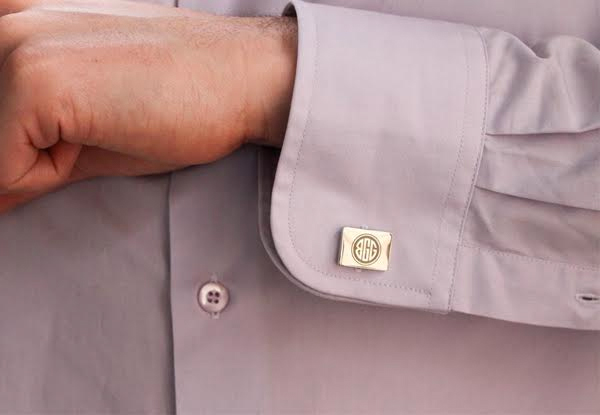 $29 for a Set of Personalised Cufflinks incl. Nationwide Delivery