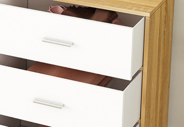 Chest of Six-Drawer Dresser Tallboy