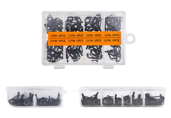 80-Piece Fishing Rod Eyelet Repair Kit