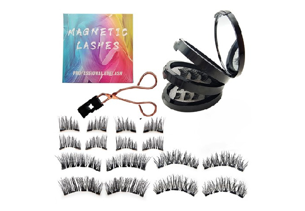 Four Pairs of Magnetic False Eyelash Extensions