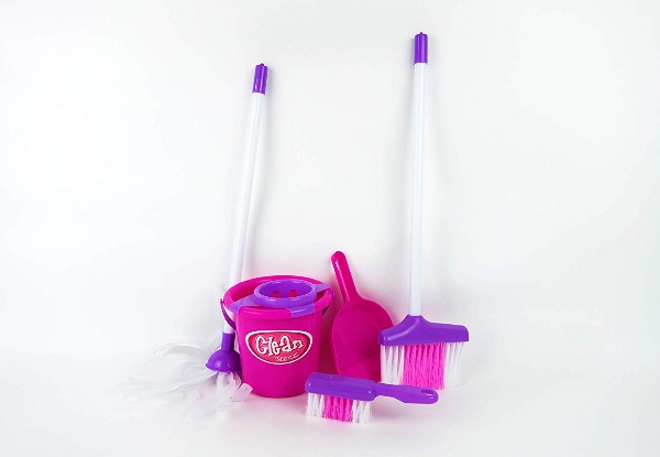Five Piece Kids Toy Cleaning Set