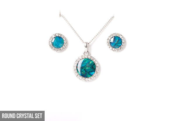Paua Jewellery Range - Five Styles Available