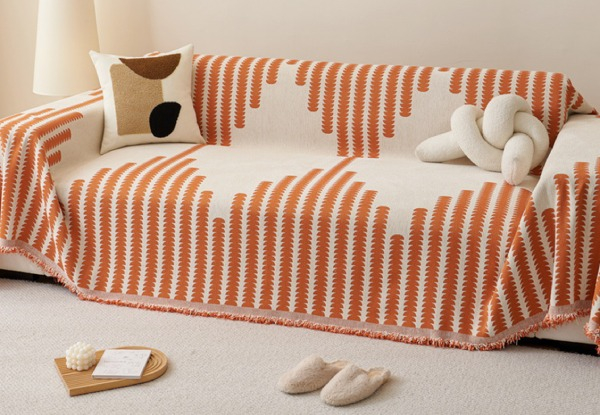 Reversible Chenille Sofa Cover - Available in Five Colours & Four Sizes