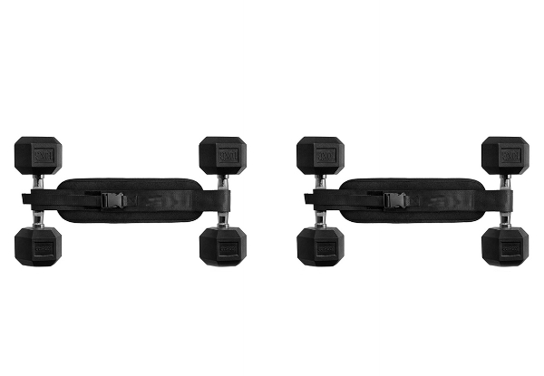 Training Hip Thrust Belt with Dumbbells - Option for Two-Pack