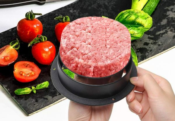 Burger Mould Hamburger Press Patty Maker with 100pc Wax Paper - Option for Two-Set