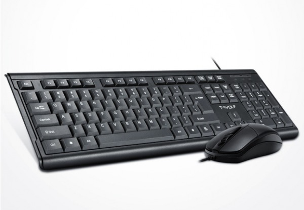 T-Wolf TF-500 Office Keyboard & Mouse Set