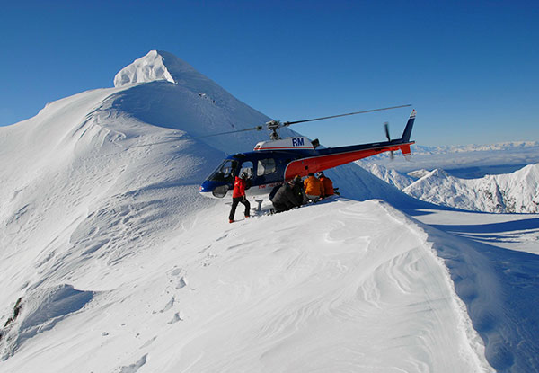 Per-Person Seven-Day New Zealand’s Ultimate Heli-Ski Tour Across Three Different Mountain Ranges incl. Accommodation, All Transfers, Breakfast, Guides & More - Options for Shared & Private Accommodation Available