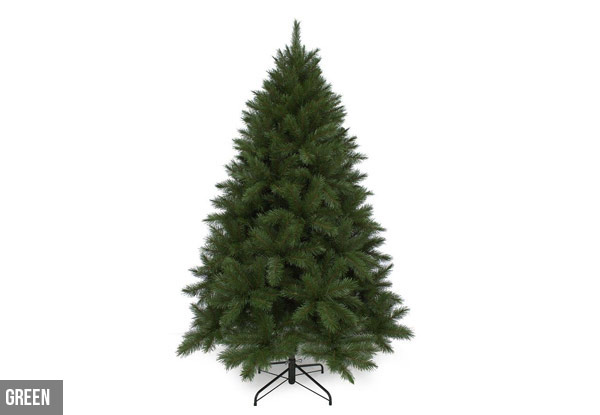 Deluxe Artificial Christmas Tree - Two Colours & Four Sizes Available with Free Delivery