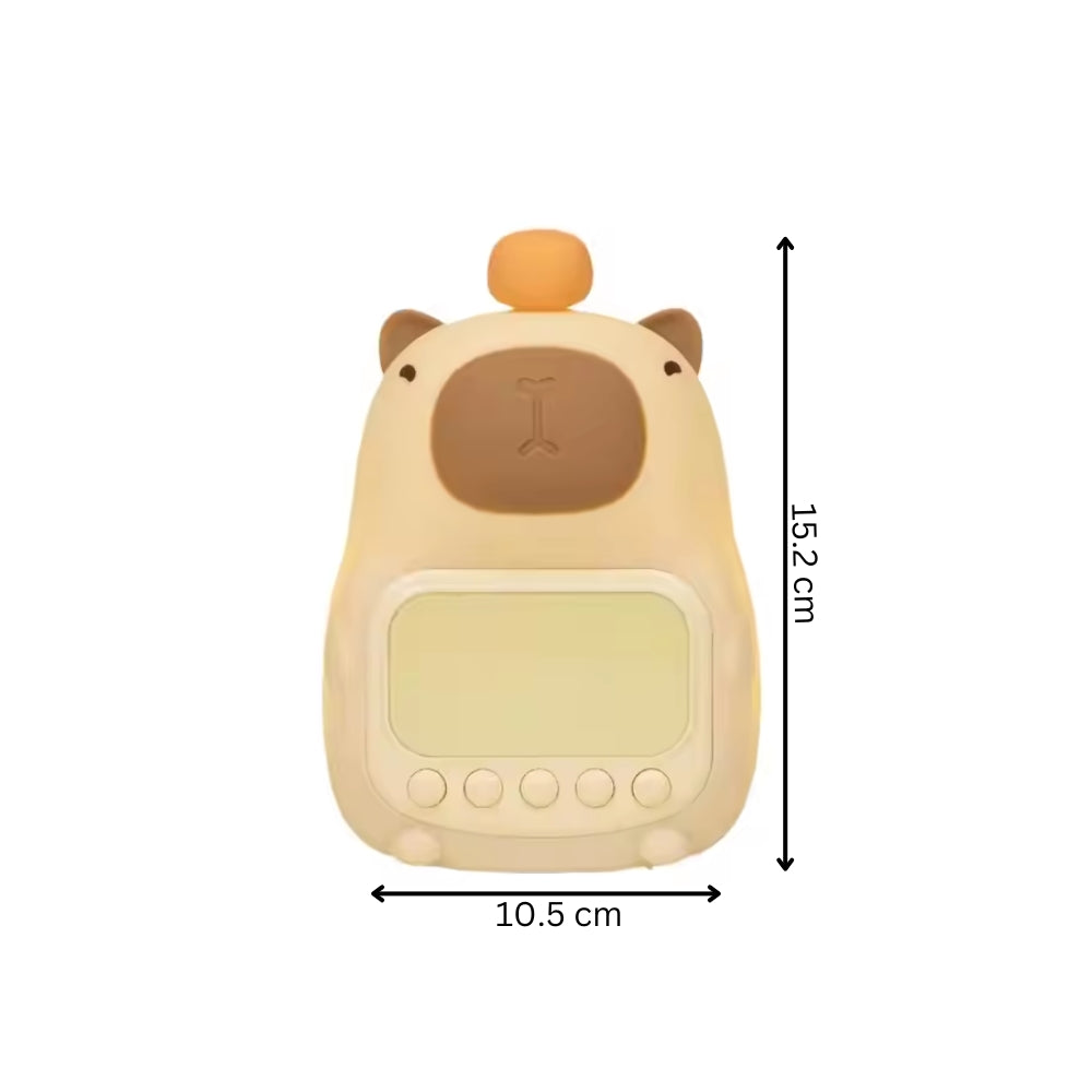 Capybara Alarm Clock Night Light