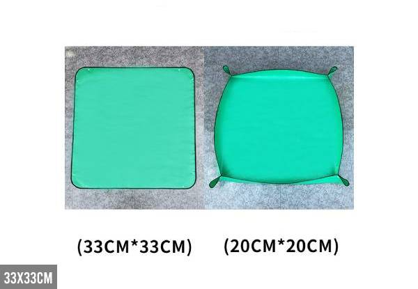 Foldable Water-Resistant Plant Repotting Mat - Four Options Available