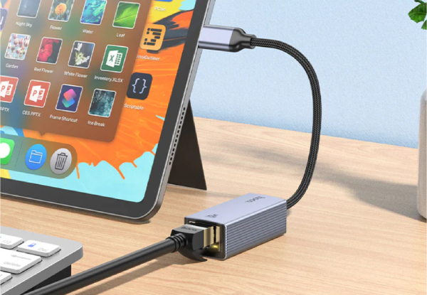Hoco USB-C to RJ45 Gigabit Ethernet Adaptor