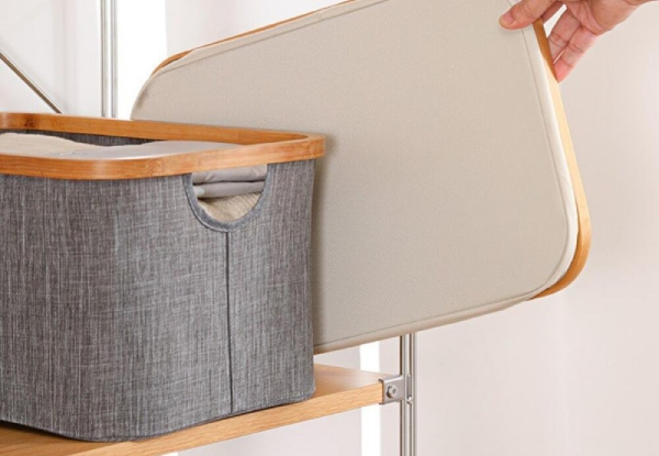 Bamboo-Framed Foldable Laundry Bag - Three Sizes Available