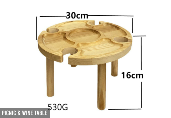 Foldable Outdoor Table - Two Options Available