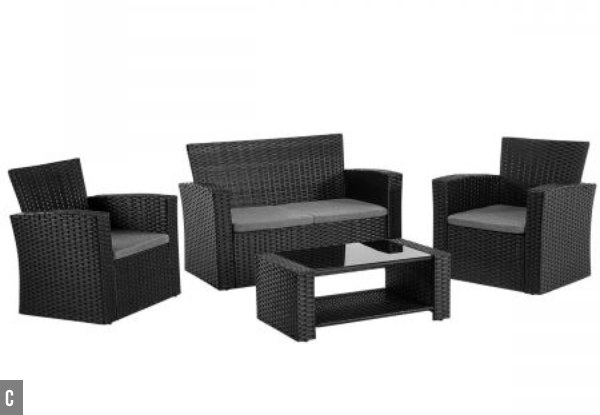 Outdoor Wicker Lounge Set Range - Three Options Available