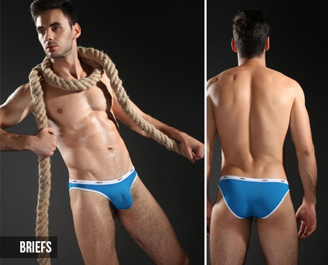 Revealing Pair of Men's Boxers or Briefs - Two Styles & a Selection of Colours Available