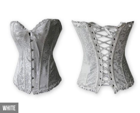 Victorian Jacquard Corset - Five Colours & Eight Sizes Available