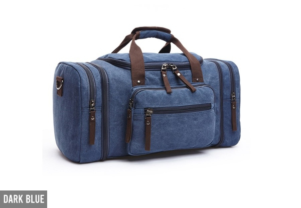 Canvas Duffel Bag - Five Colours Available with Free Delivery
