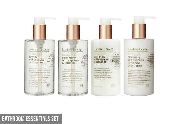 Linden Leaves Herbalist Soap & Shampoo Range - Three Options Available