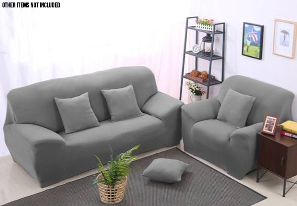 Washable Grey Sofa Cover Range - Four Sizes Available