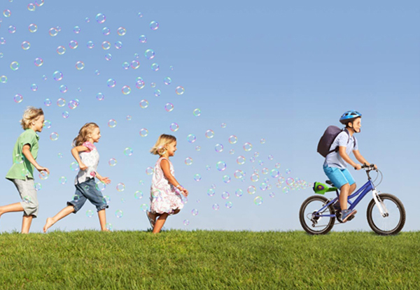 Kids Bike Bubble Machine