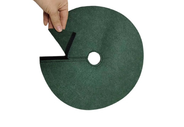 10-Pieces Non-Woven Tree Mulch Ring Set - Available in Two Sizes & Option for Two-Set