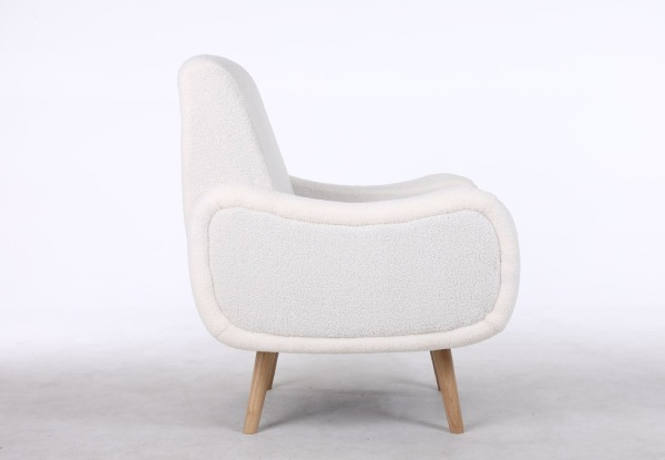 iFurniture Cloudtop Velvet Lounge Chair